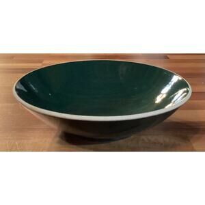 Sasaki Colorstone Hunter Green Soup Bowl 9.25”